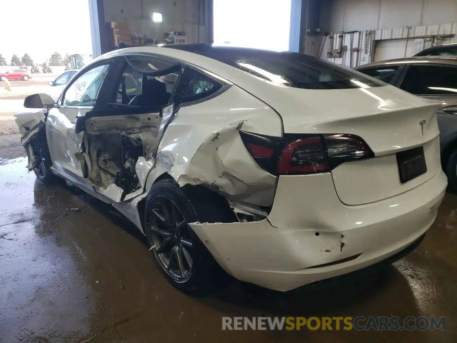 3 Photograph of a damaged car 5YJ3E1EA3KF426582 TESLA MODEL 3 2019