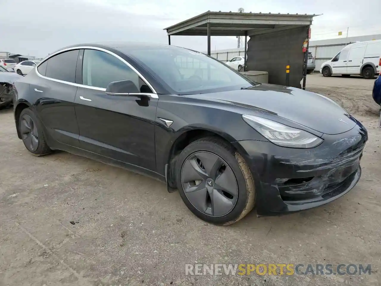 4 Photograph of a damaged car 5YJ3E1EA3KF426775 TESLA MODEL 3 2019