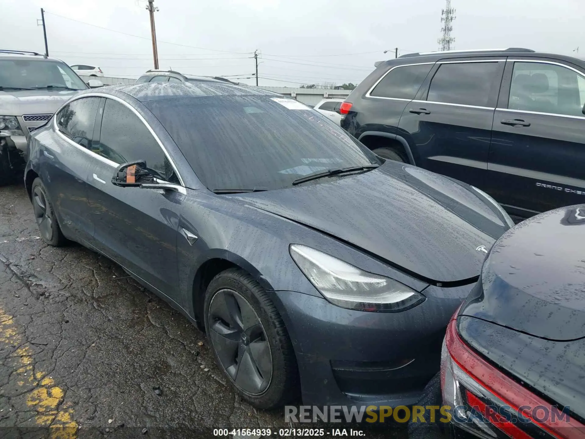 1 Photograph of a damaged car 5YJ3E1EA3KF426971 TESLA MODEL 3 2019