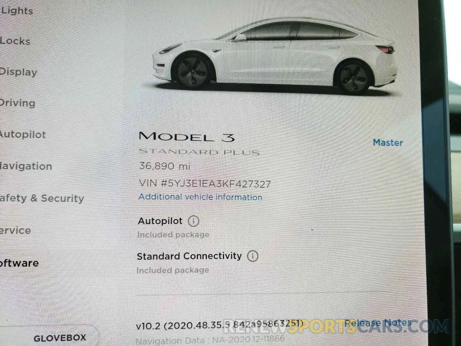 8 Photograph of a damaged car 5YJ3E1EA3KF427327 TESLA MODEL 3 2019