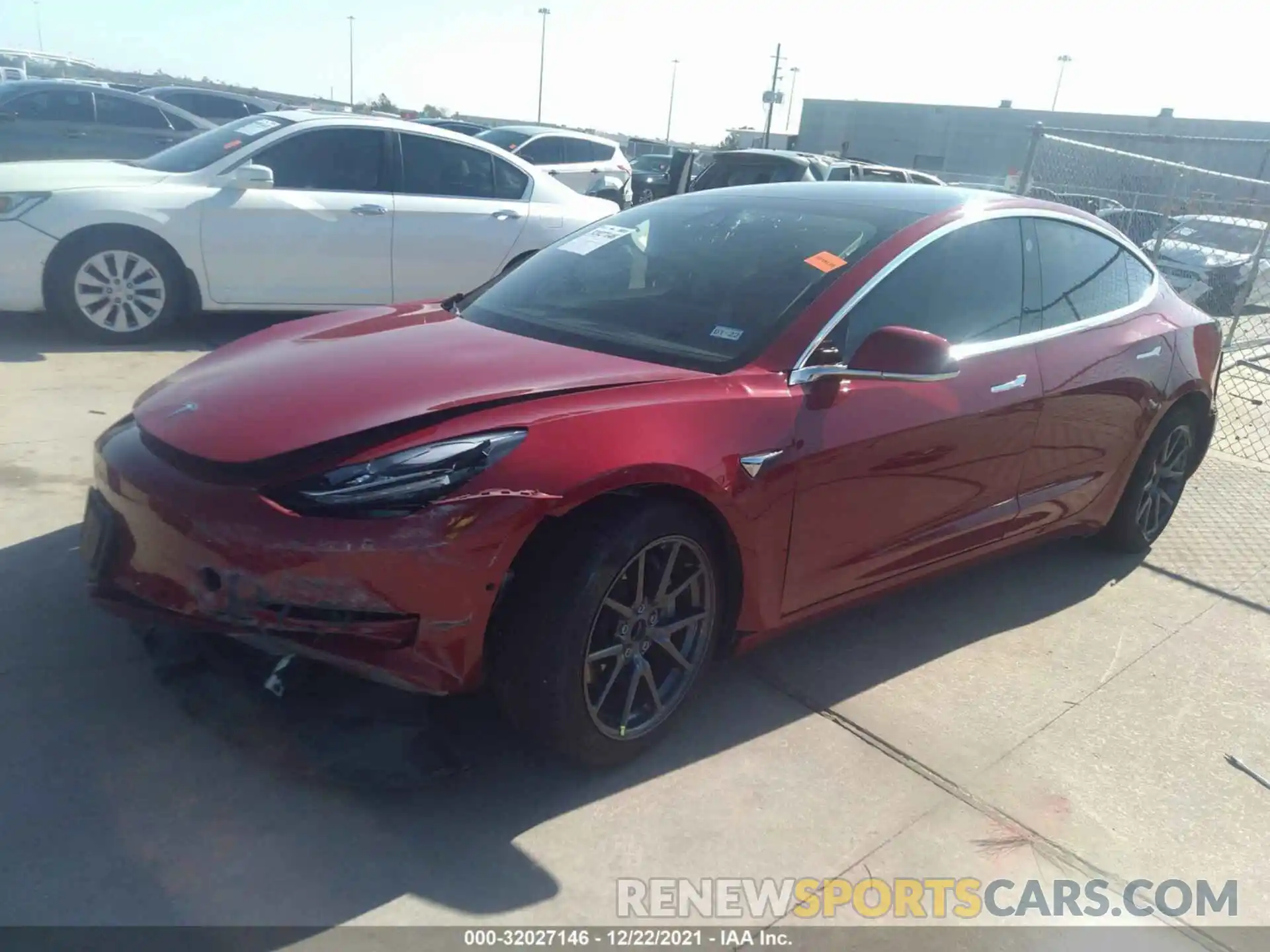 2 Photograph of a damaged car 5YJ3E1EA3KF428199 TESLA MODEL 3 2019