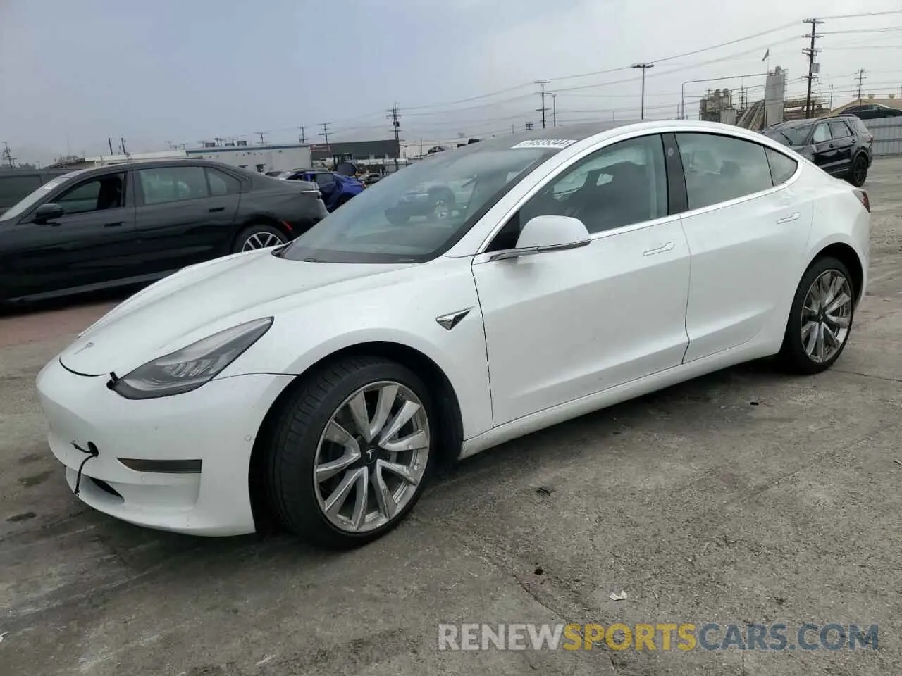 1 Photograph of a damaged car 5YJ3E1EA3KF431233 TESLA MODEL 3 2019