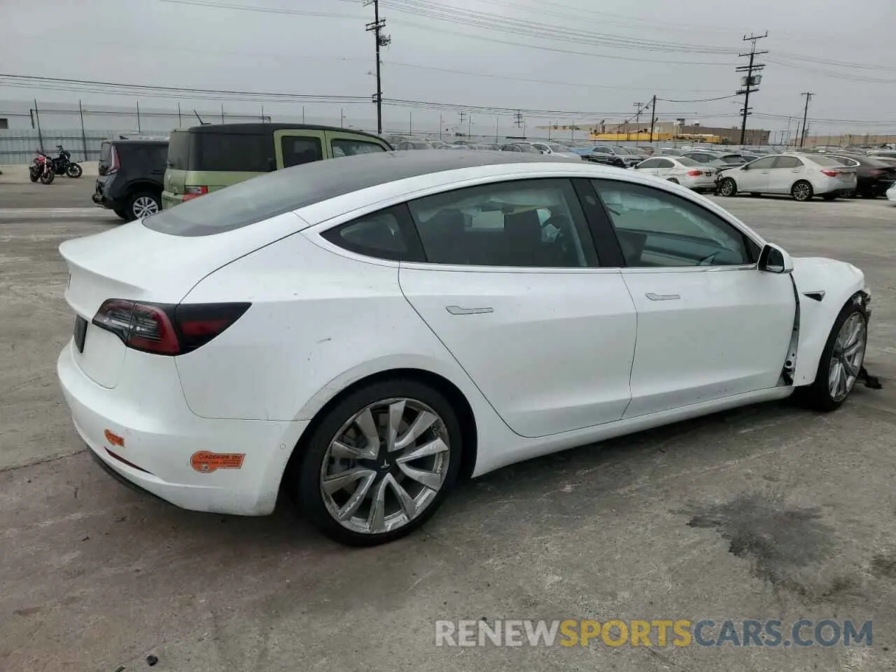 3 Photograph of a damaged car 5YJ3E1EA3KF431233 TESLA MODEL 3 2019