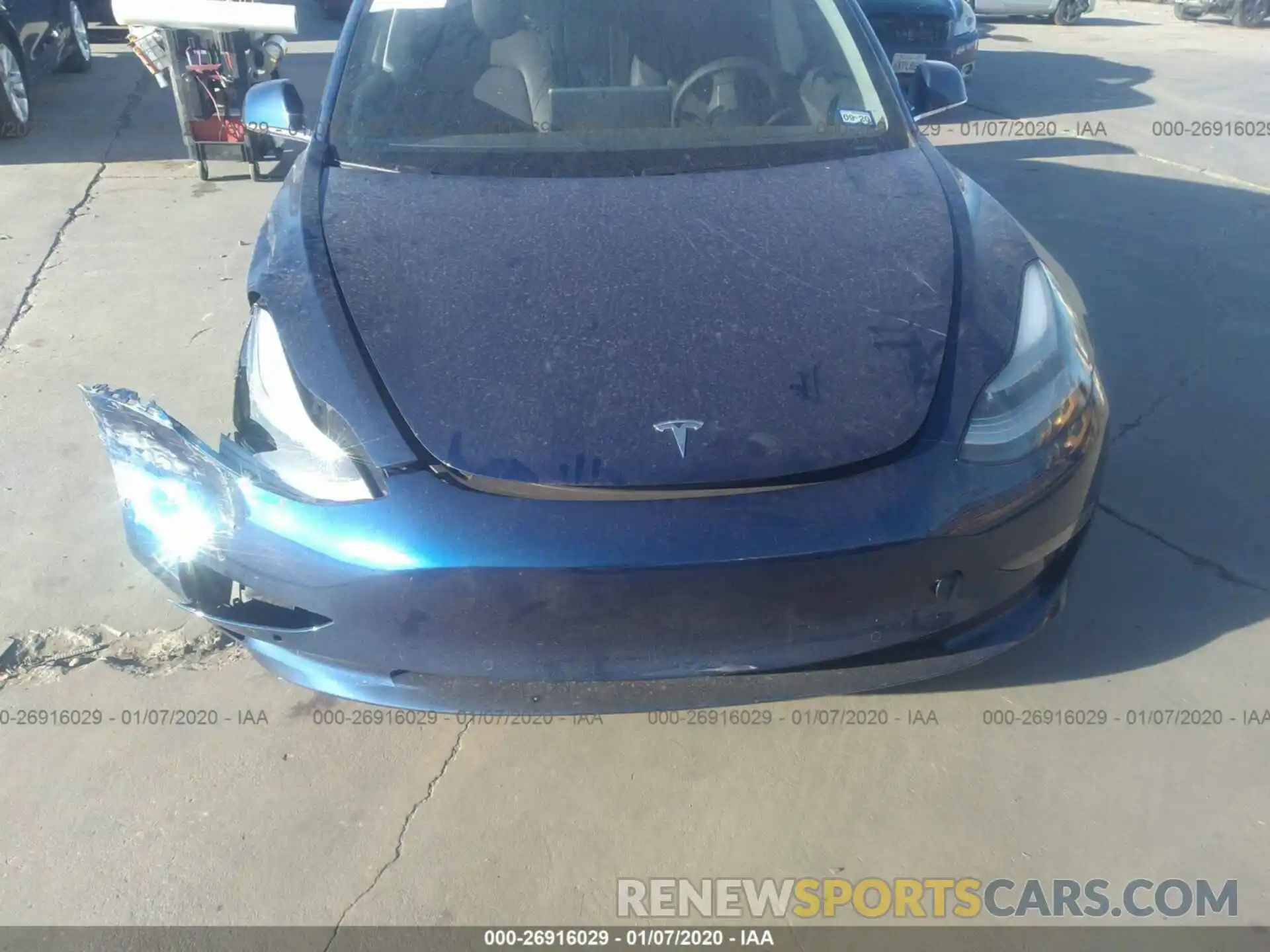 10 Photograph of a damaged car 5YJ3E1EA3KF435508 TESLA MODEL 3 2019