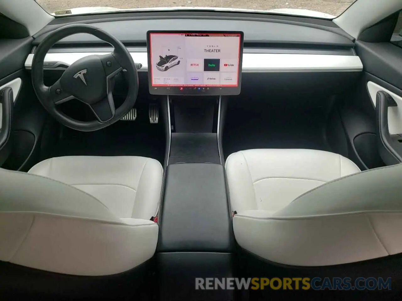 8 Photograph of a damaged car 5YJ3E1EA3KF444760 TESLA MODEL 3 2019