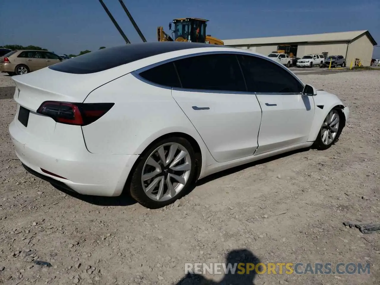 3 Photograph of a damaged car 5YJ3E1EA3KF476401 TESLA MODEL 3 2019