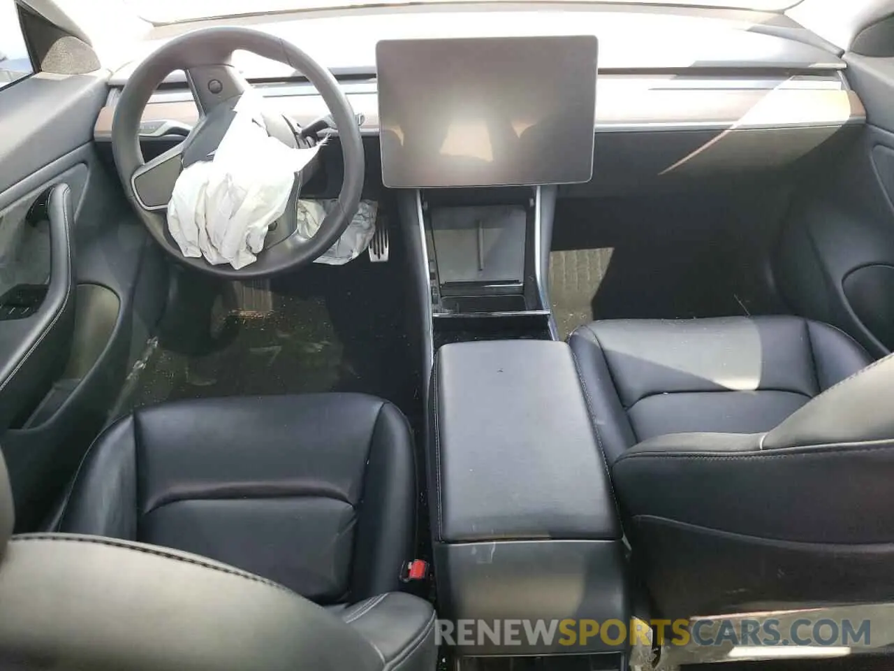 8 Photograph of a damaged car 5YJ3E1EA3KF476401 TESLA MODEL 3 2019