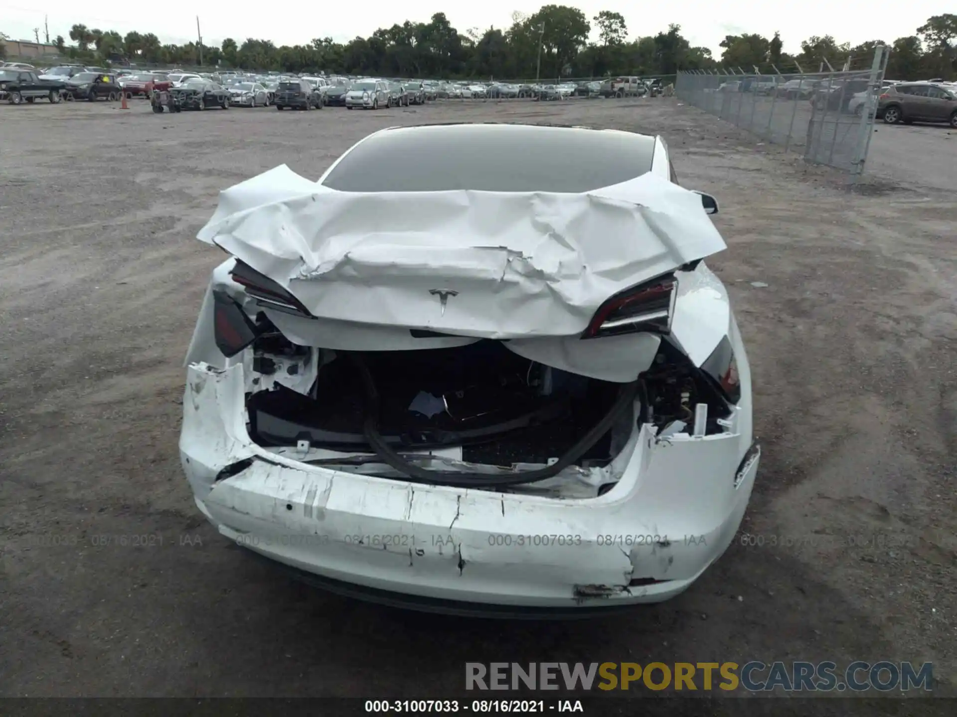 6 Photograph of a damaged car 5YJ3E1EA3KF483204 TESLA MODEL 3 2019