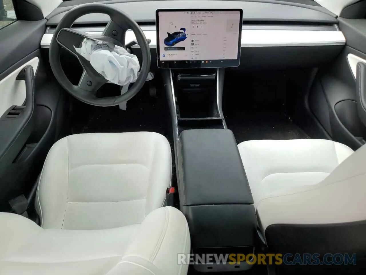 8 Photograph of a damaged car 5YJ3E1EA3KF486104 TESLA MODEL 3 2019