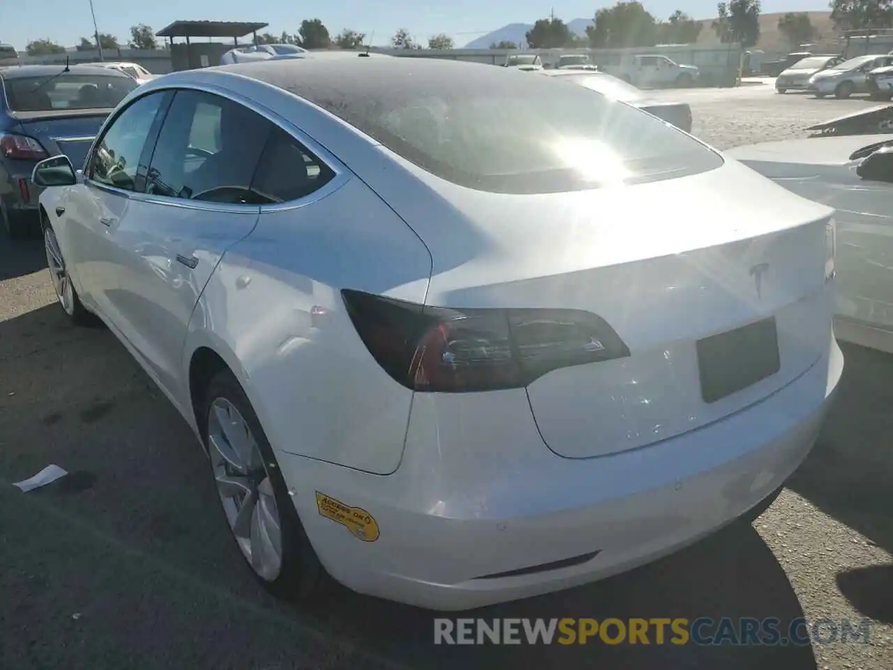 3 Photograph of a damaged car 5YJ3E1EA3KF508098 TESLA MODEL 3 2019