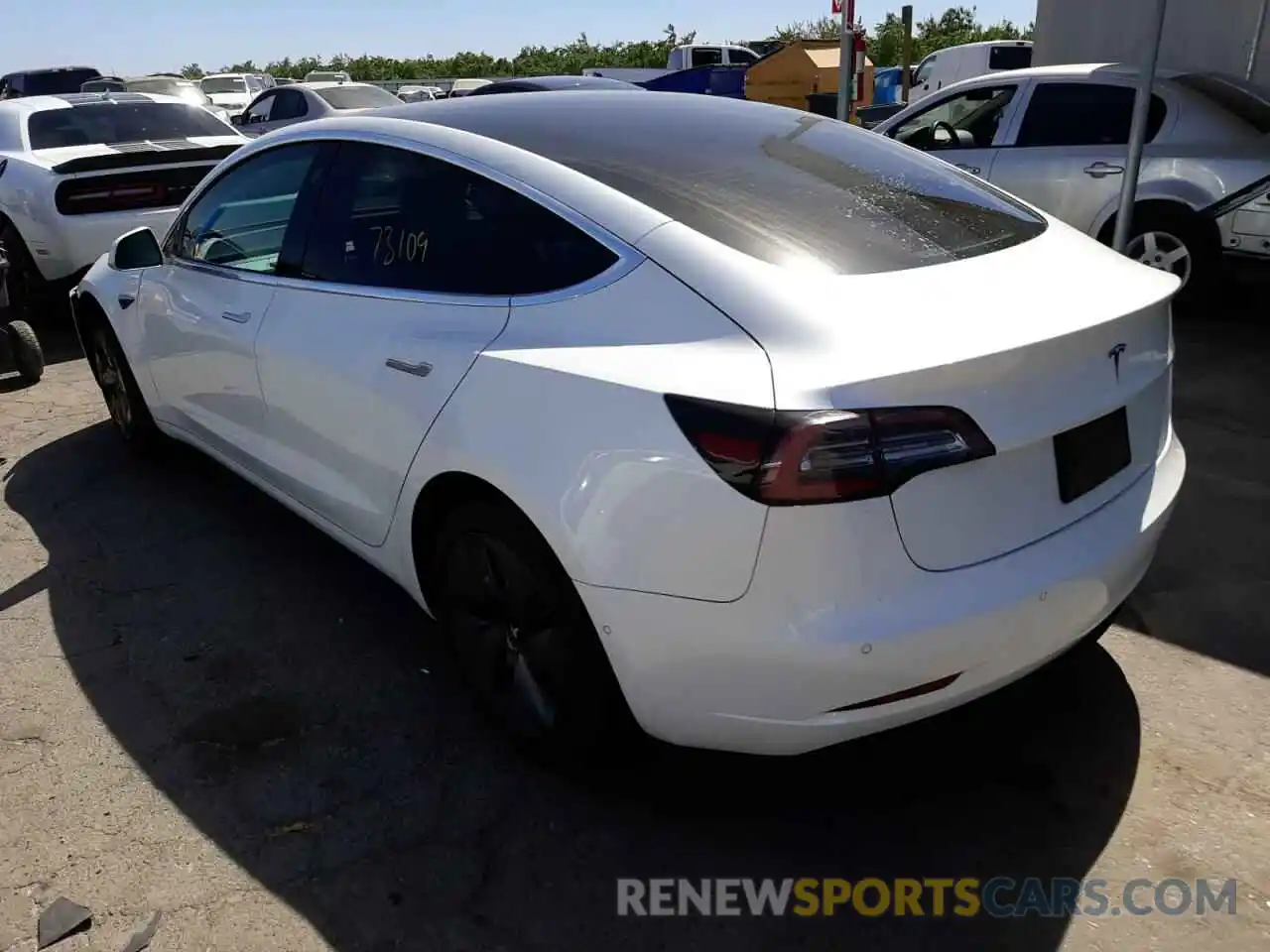 3 Photograph of a damaged car 5YJ3E1EA3KF509333 TESLA MODEL 3 2019