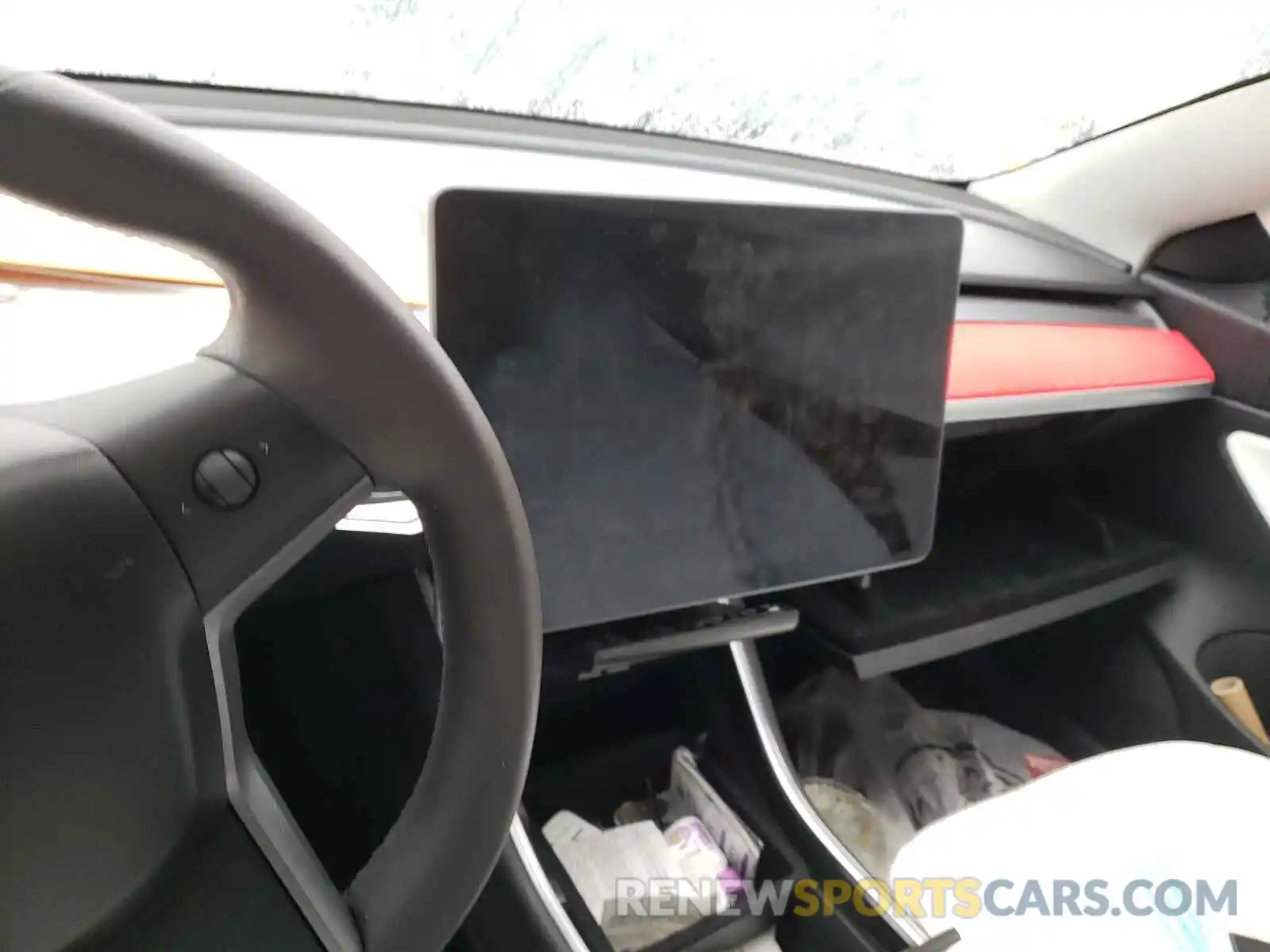 8 Photograph of a damaged car 5YJ3E1EA3KF509347 TESLA MODEL 3 2019