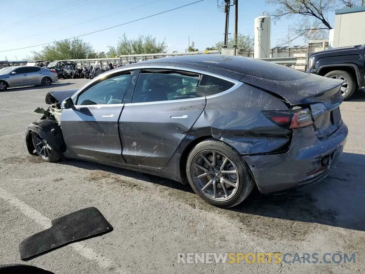 2 Photograph of a damaged car 5YJ3E1EA4KF190265 TESLA MODEL 3 2019
