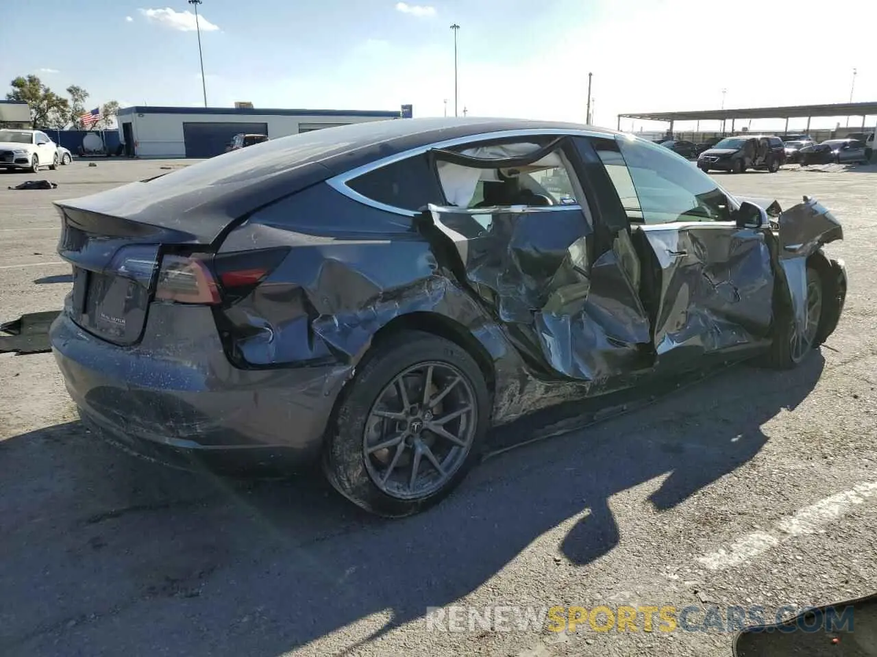3 Photograph of a damaged car 5YJ3E1EA4KF190265 TESLA MODEL 3 2019