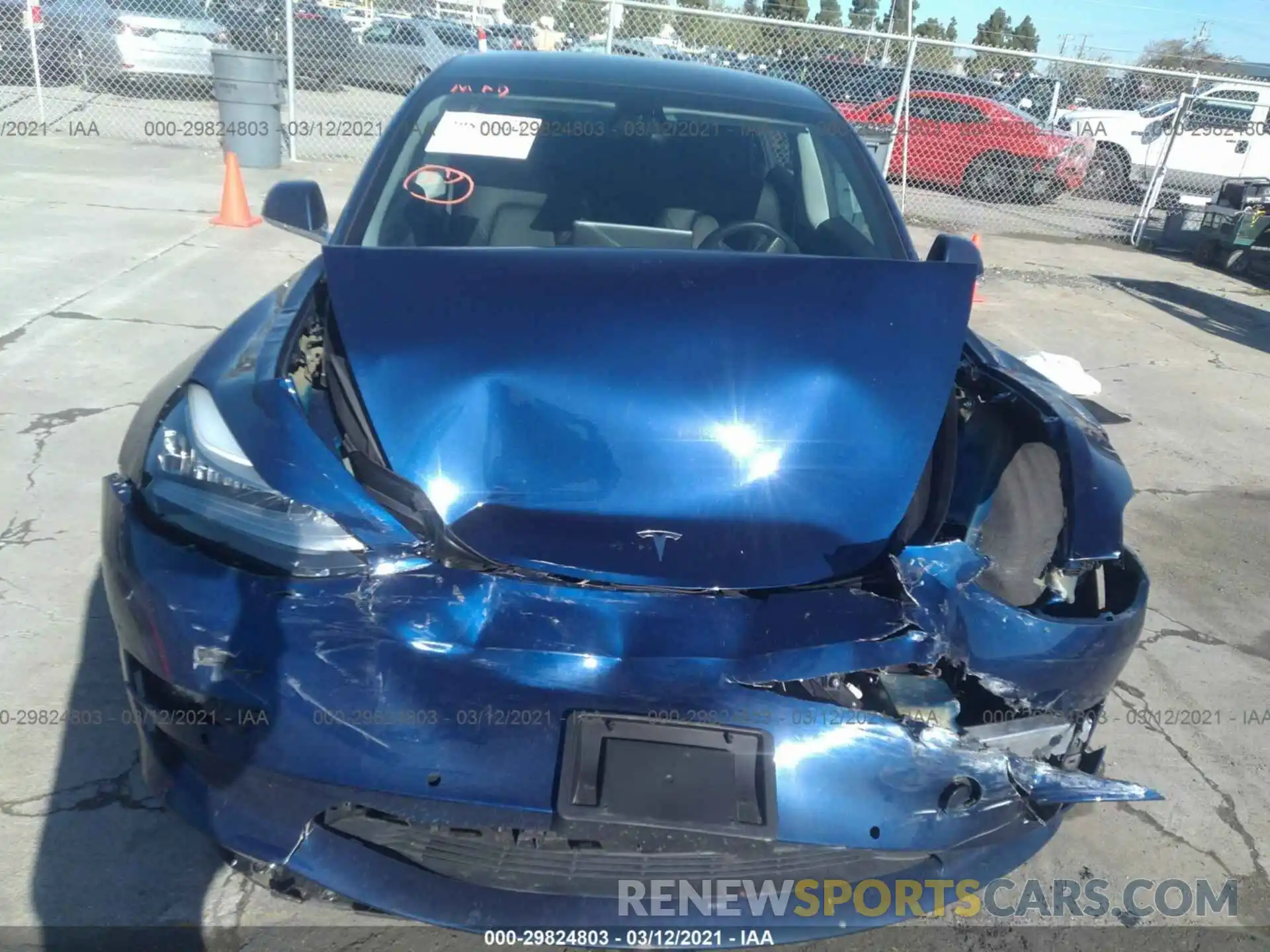 6 Photograph of a damaged car 5YJ3E1EA4KF190427 TESLA MODEL 3 2019