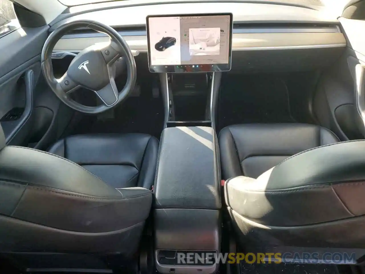 8 Photograph of a damaged car 5YJ3E1EA4KF296618 TESLA MODEL 3 2019