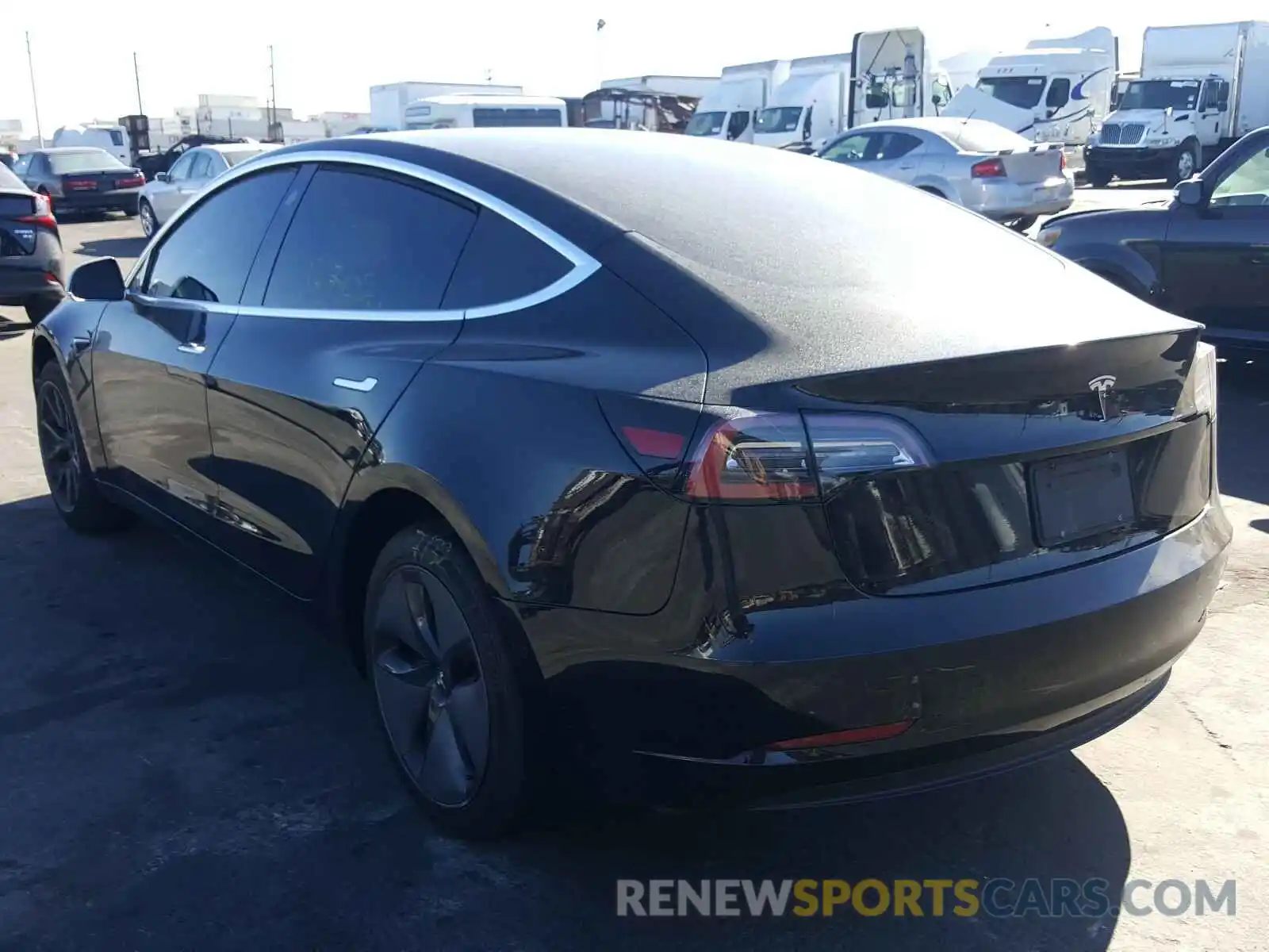 3 Photograph of a damaged car 5YJ3E1EA4KF297350 TESLA MODEL 3 2019