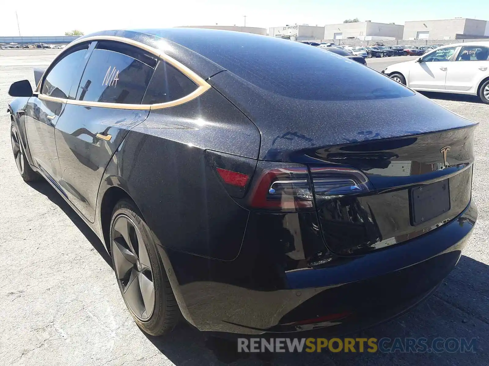 3 Photograph of a damaged car 5YJ3E1EA4KF297414 TESLA MODEL 3 2019