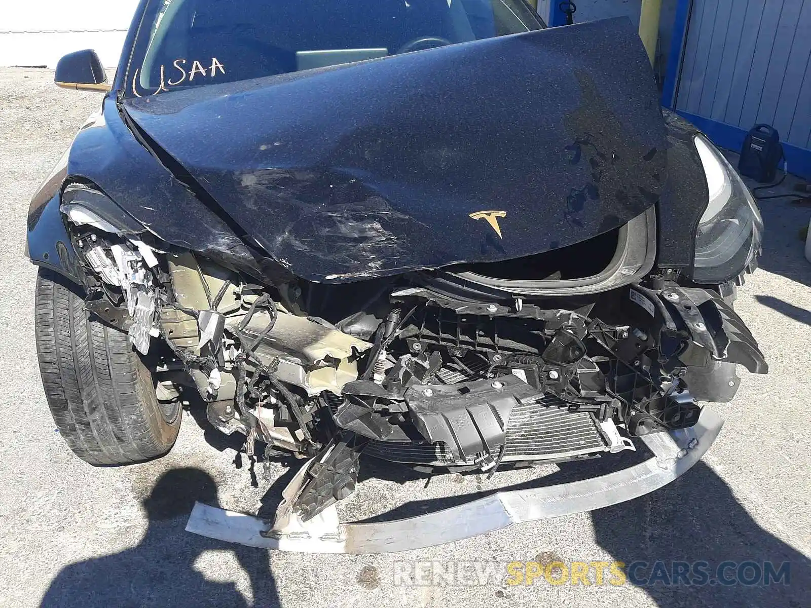 9 Photograph of a damaged car 5YJ3E1EA4KF297414 TESLA MODEL 3 2019