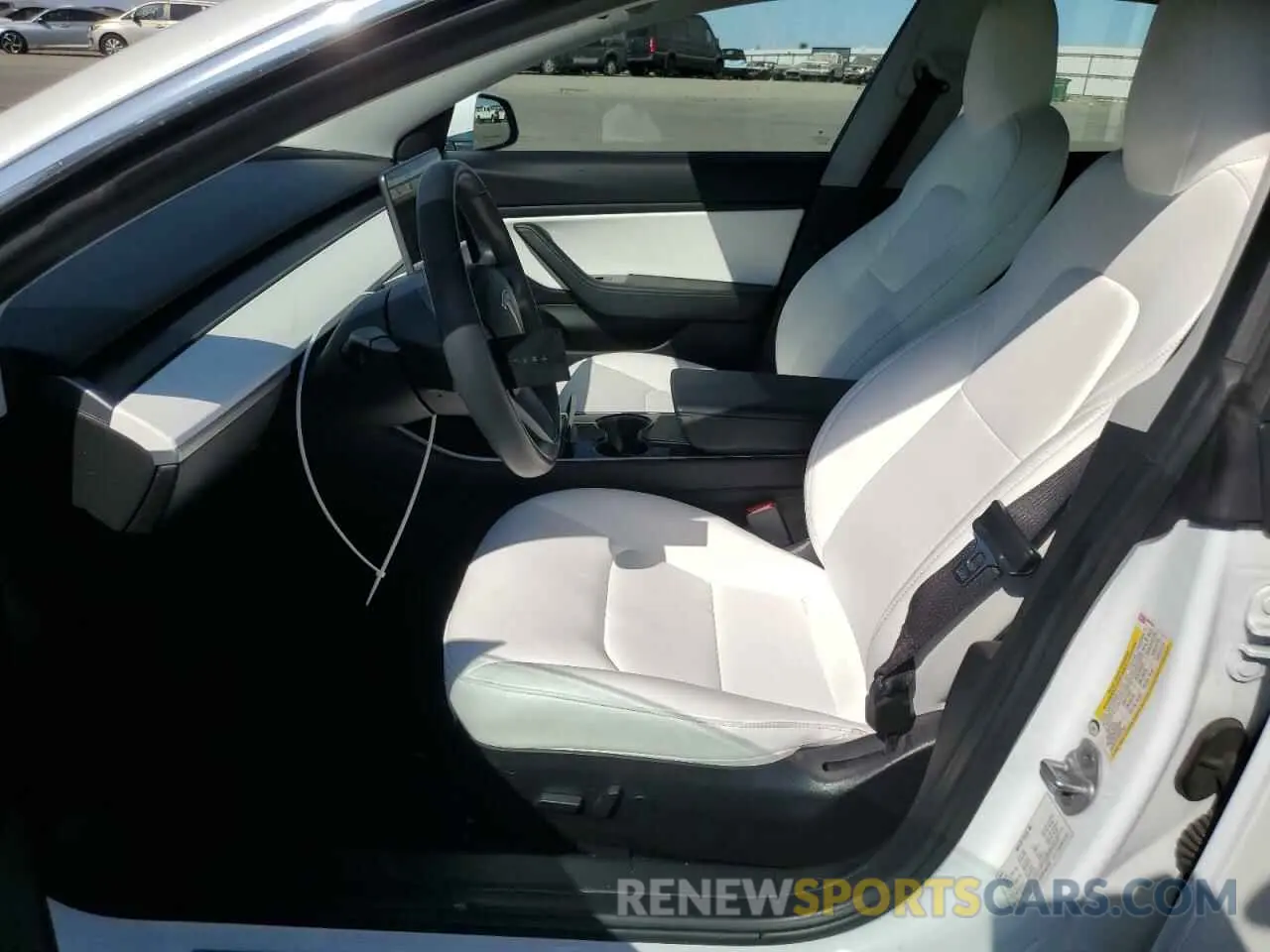 7 Photograph of a damaged car 5YJ3E1EA4KF302160 TESLA MODEL 3 2019