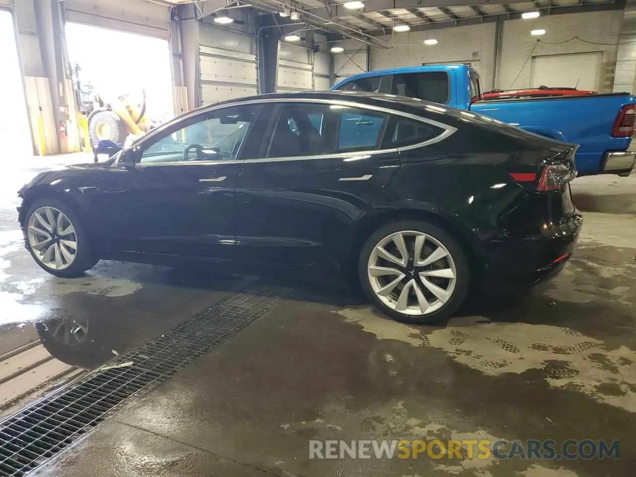 2 Photograph of a damaged car 5YJ3E1EA4KF310792 TESLA MODEL 3 2019