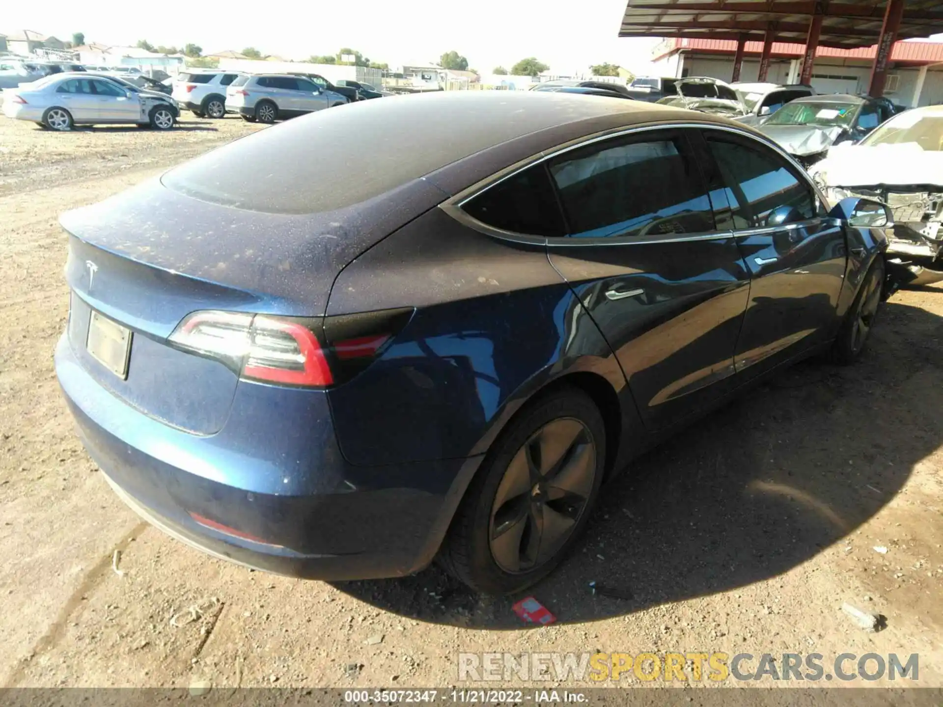 4 Photograph of a damaged car 5YJ3E1EA4KF313921 TESLA MODEL 3 2019