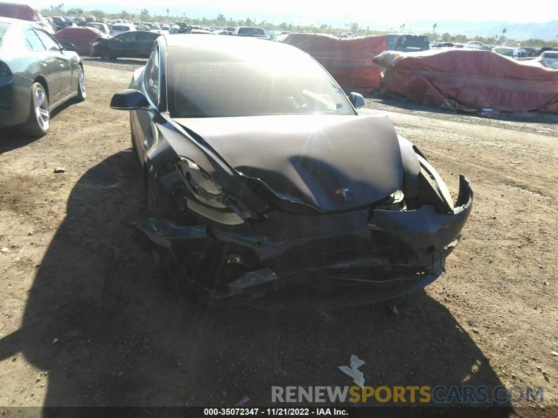 6 Photograph of a damaged car 5YJ3E1EA4KF313921 TESLA MODEL 3 2019