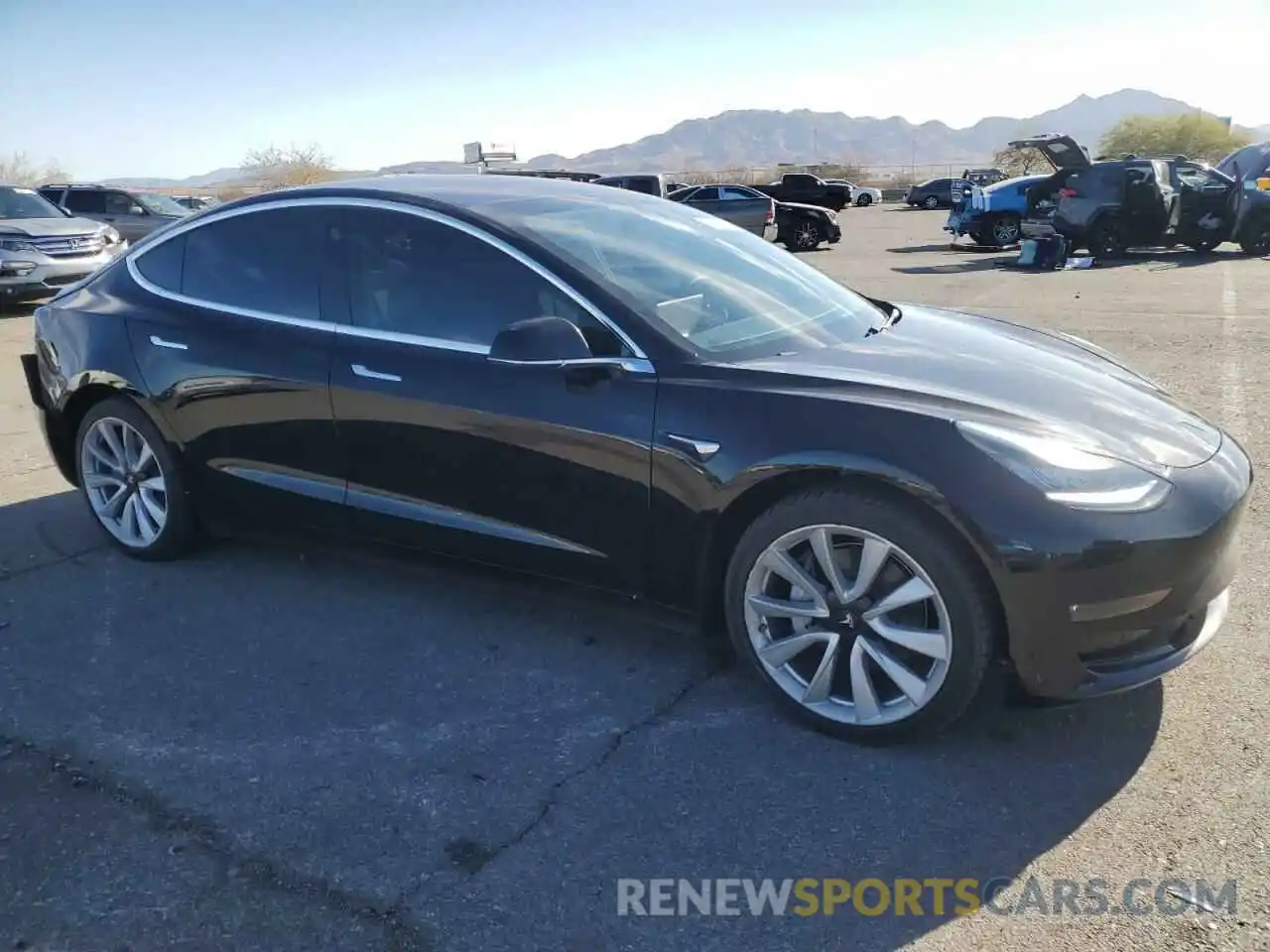 4 Photograph of a damaged car 5YJ3E1EA4KF314146 TESLA MODEL 3 2019