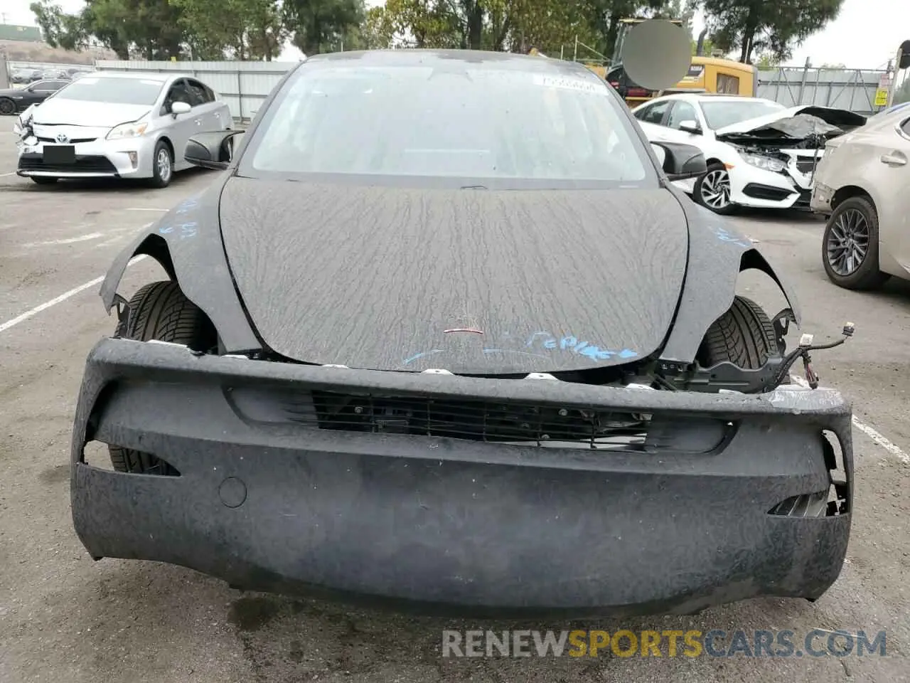 5 Photograph of a damaged car 5YJ3E1EA4KF317077 TESLA MODEL 3 2019
