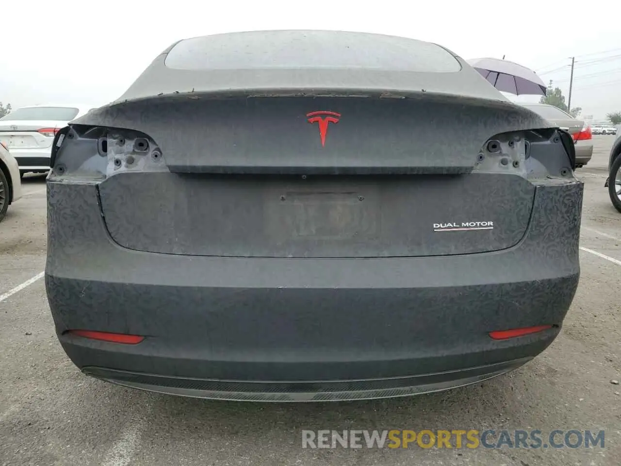 6 Photograph of a damaged car 5YJ3E1EA4KF317077 TESLA MODEL 3 2019