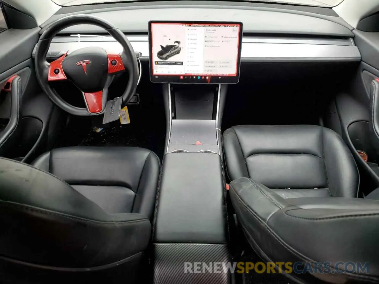 8 Photograph of a damaged car 5YJ3E1EA4KF317077 TESLA MODEL 3 2019