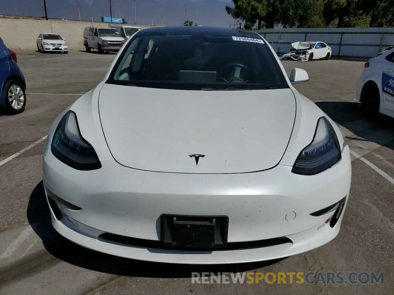 5 Photograph of a damaged car 5YJ3E1EA4KF317824 TESLA MODEL 3 2019