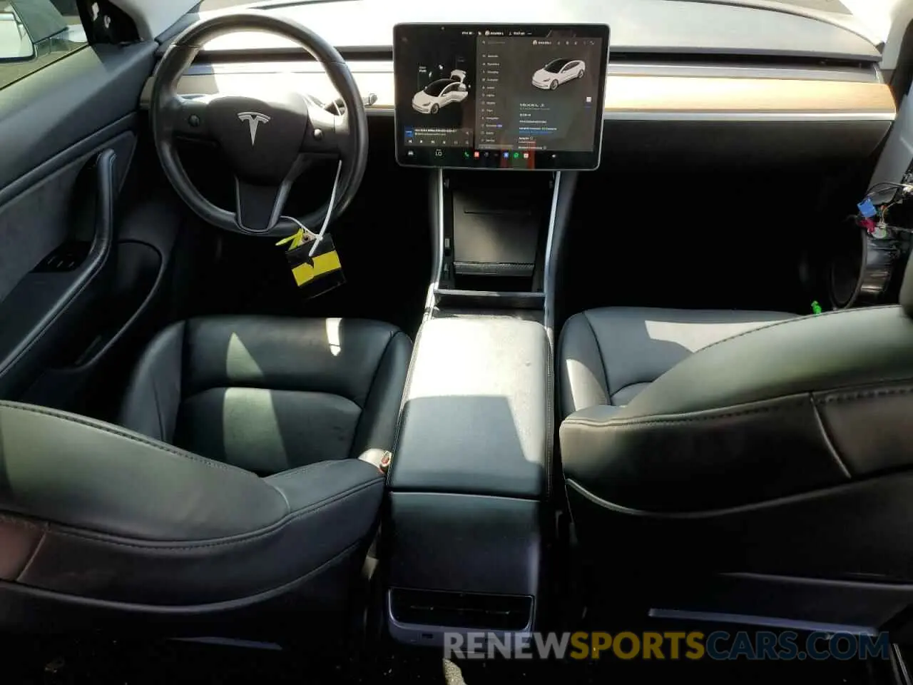 8 Photograph of a damaged car 5YJ3E1EA4KF317824 TESLA MODEL 3 2019