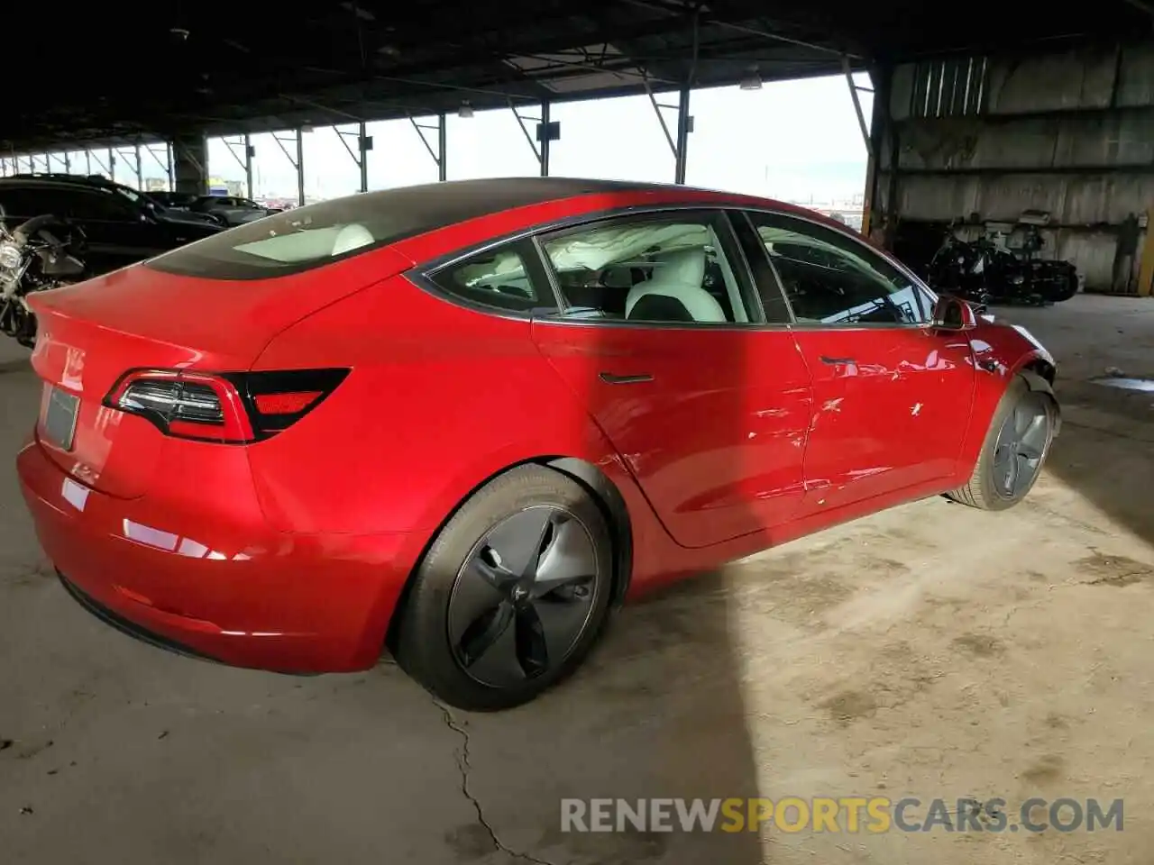 3 Photograph of a damaged car 5YJ3E1EA4KF324451 TESLA MODEL 3 2019