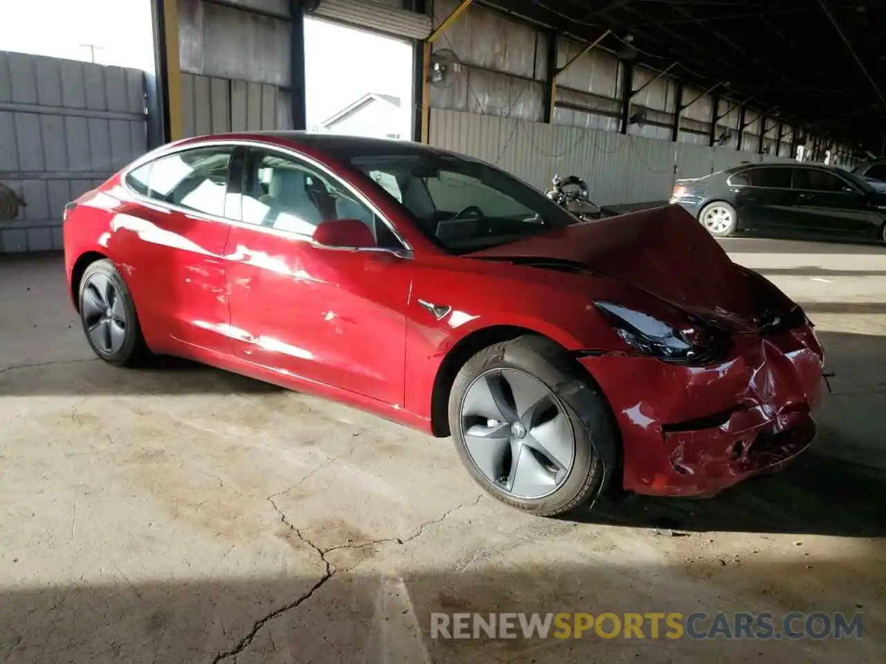 4 Photograph of a damaged car 5YJ3E1EA4KF324451 TESLA MODEL 3 2019