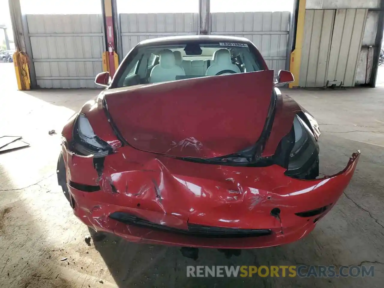 5 Photograph of a damaged car 5YJ3E1EA4KF324451 TESLA MODEL 3 2019