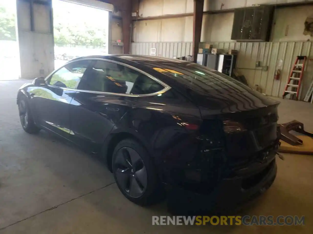 3 Photograph of a damaged car 5YJ3E1EA4KF324515 TESLA MODEL 3 2019