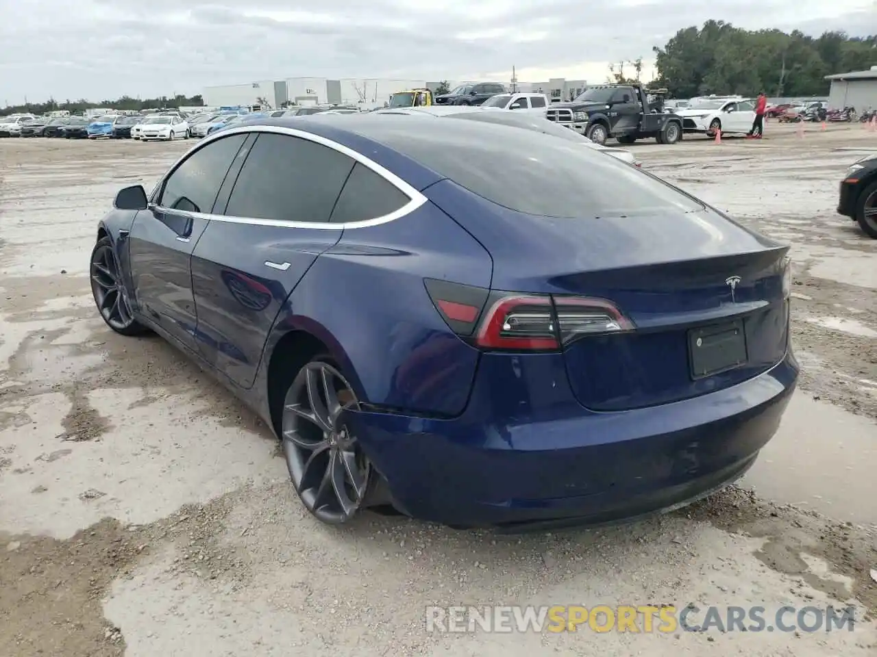 3 Photograph of a damaged car 5YJ3E1EA4KF326295 TESLA MODEL 3 2019