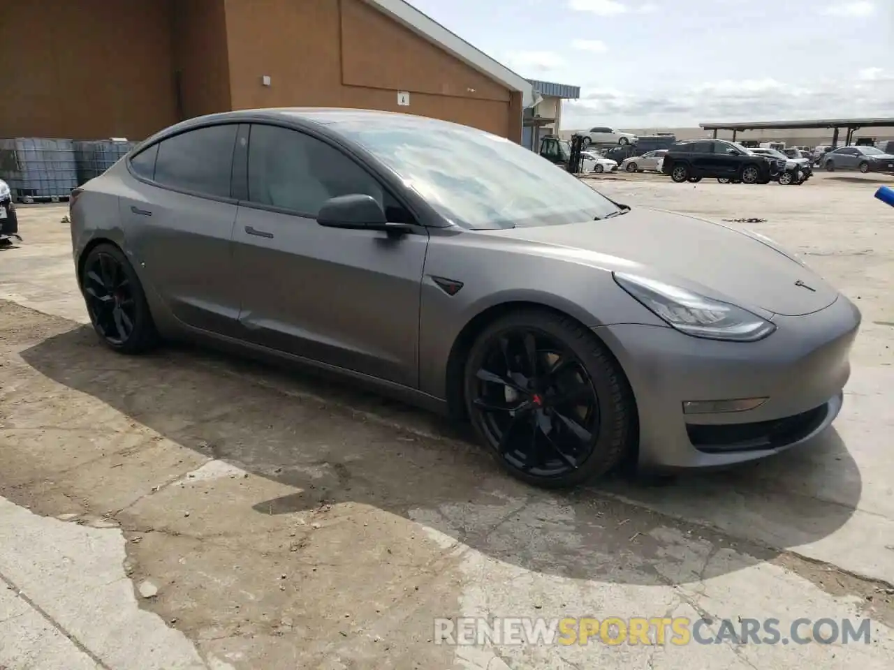 4 Photograph of a damaged car 5YJ3E1EA4KF327141 TESLA MODEL 3 2019