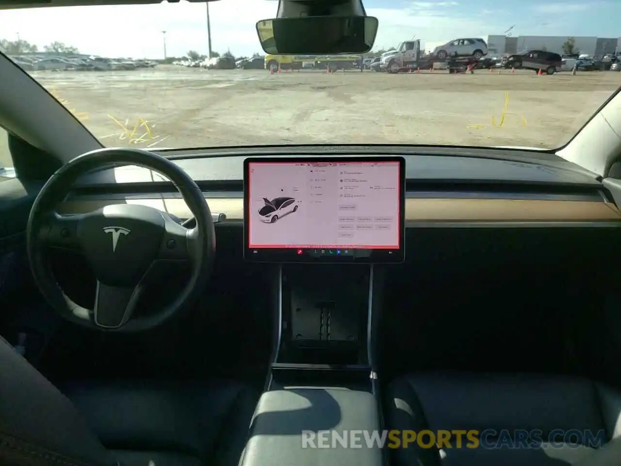 8 Photograph of a damaged car 5YJ3E1EA4KF338415 TESLA MODEL 3 2019