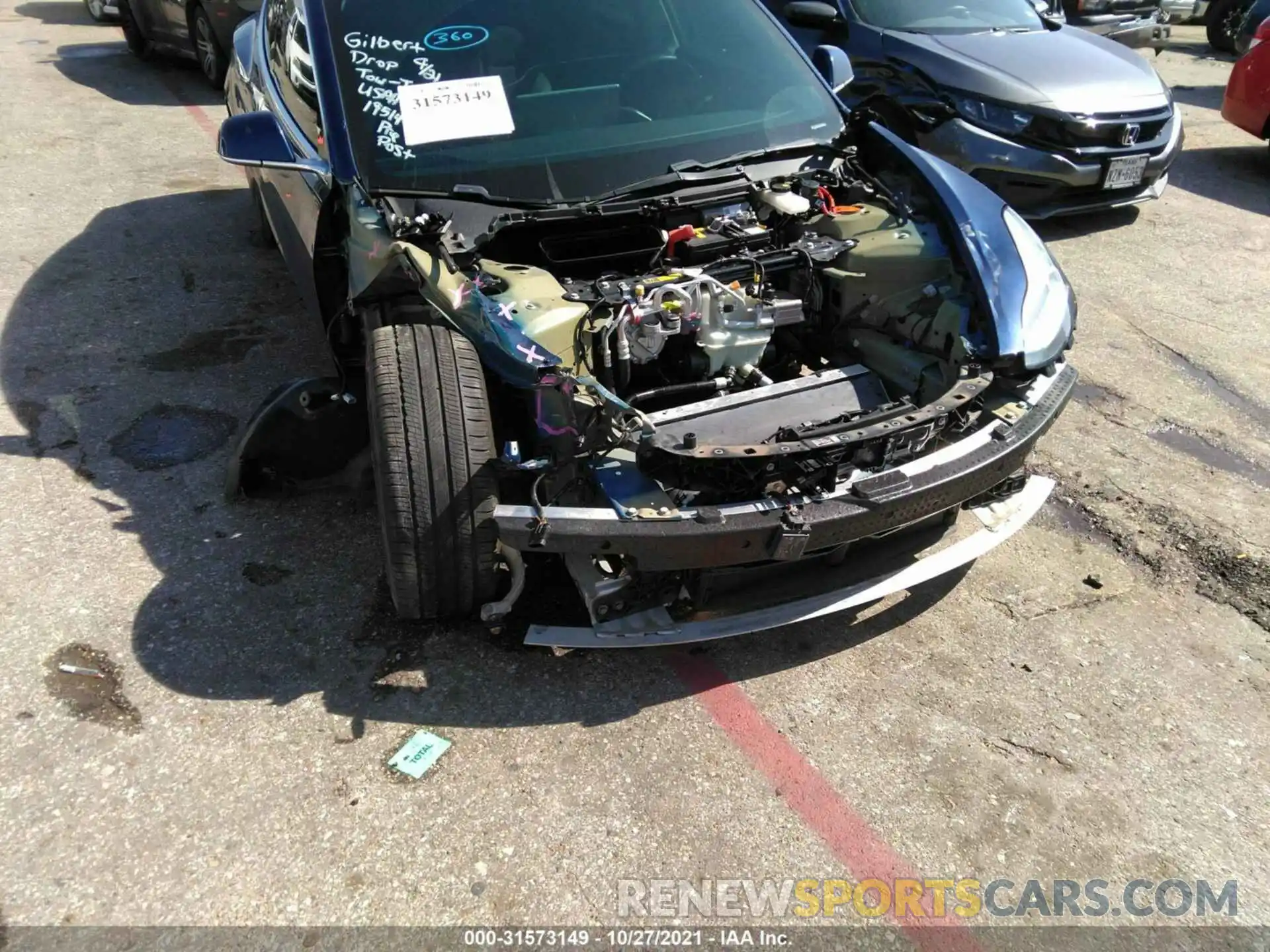 6 Photograph of a damaged car 5YJ3E1EA4KF356378 TESLA MODEL 3 2019