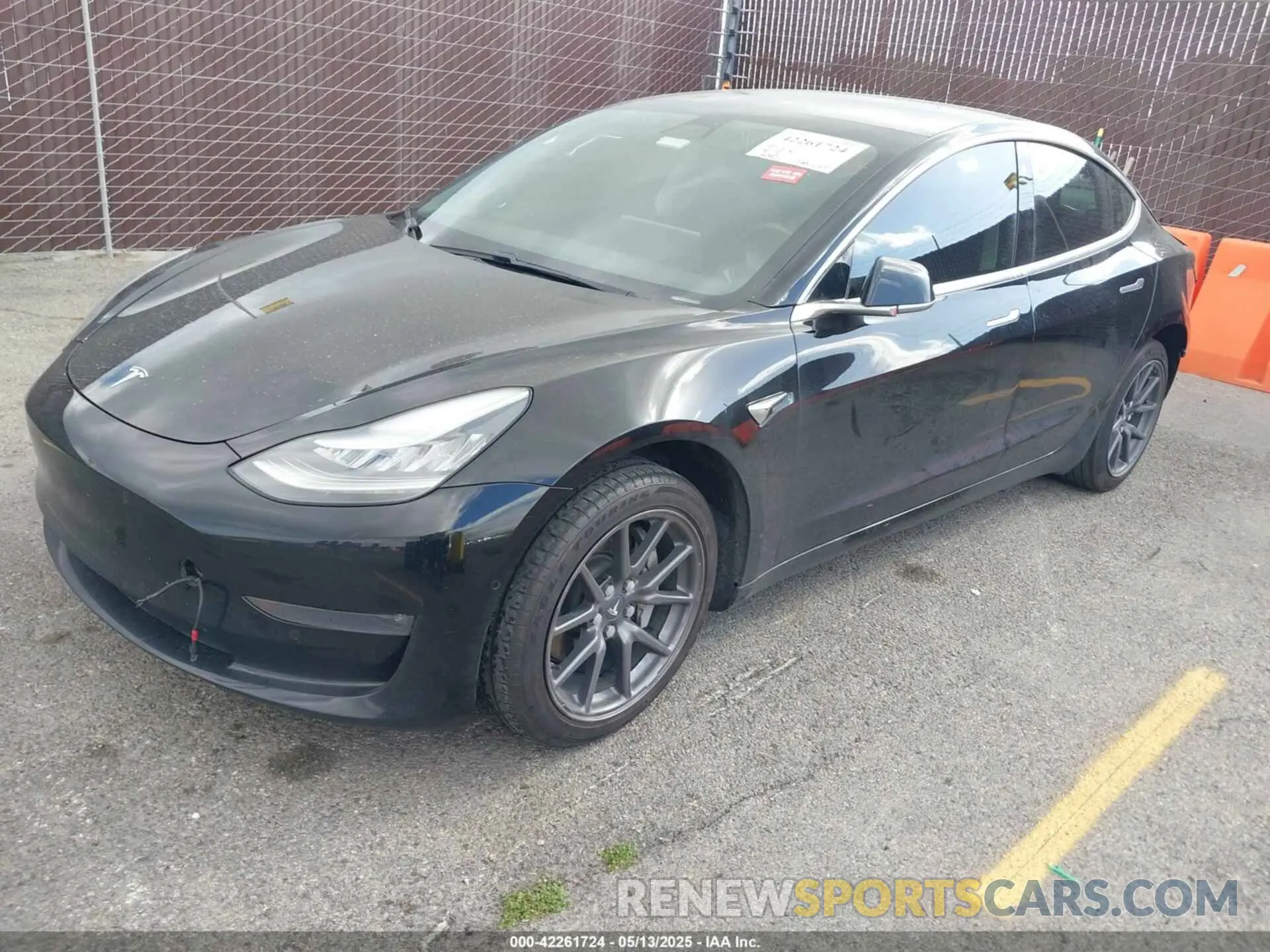 2 Photograph of a damaged car 5YJ3E1EA4KF361967 TESLA MODEL 3 2019