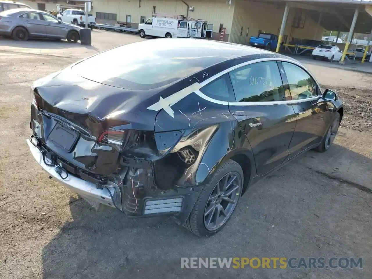 4 Photograph of a damaged car 5YJ3E1EA4KF396024 TESLA MODEL 3 2019