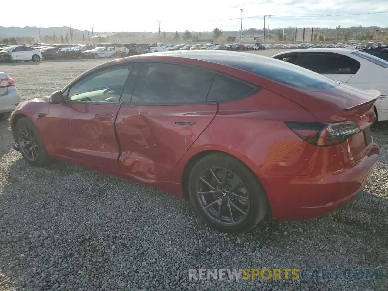 2 Photograph of a damaged car 5YJ3E1EA4KF396489 TESLA MODEL 3 2019
