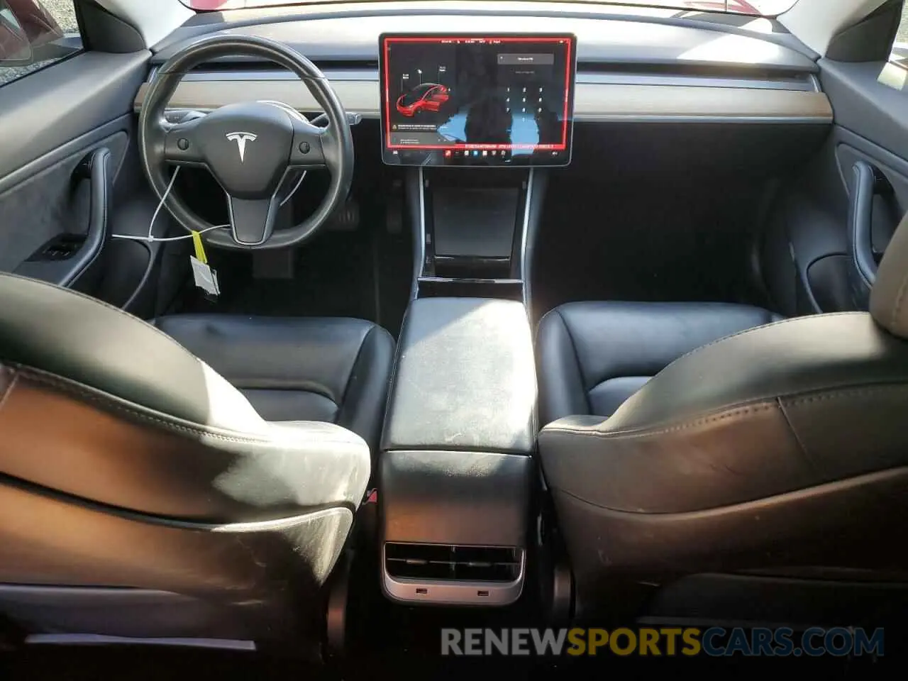 8 Photograph of a damaged car 5YJ3E1EA4KF396489 TESLA MODEL 3 2019