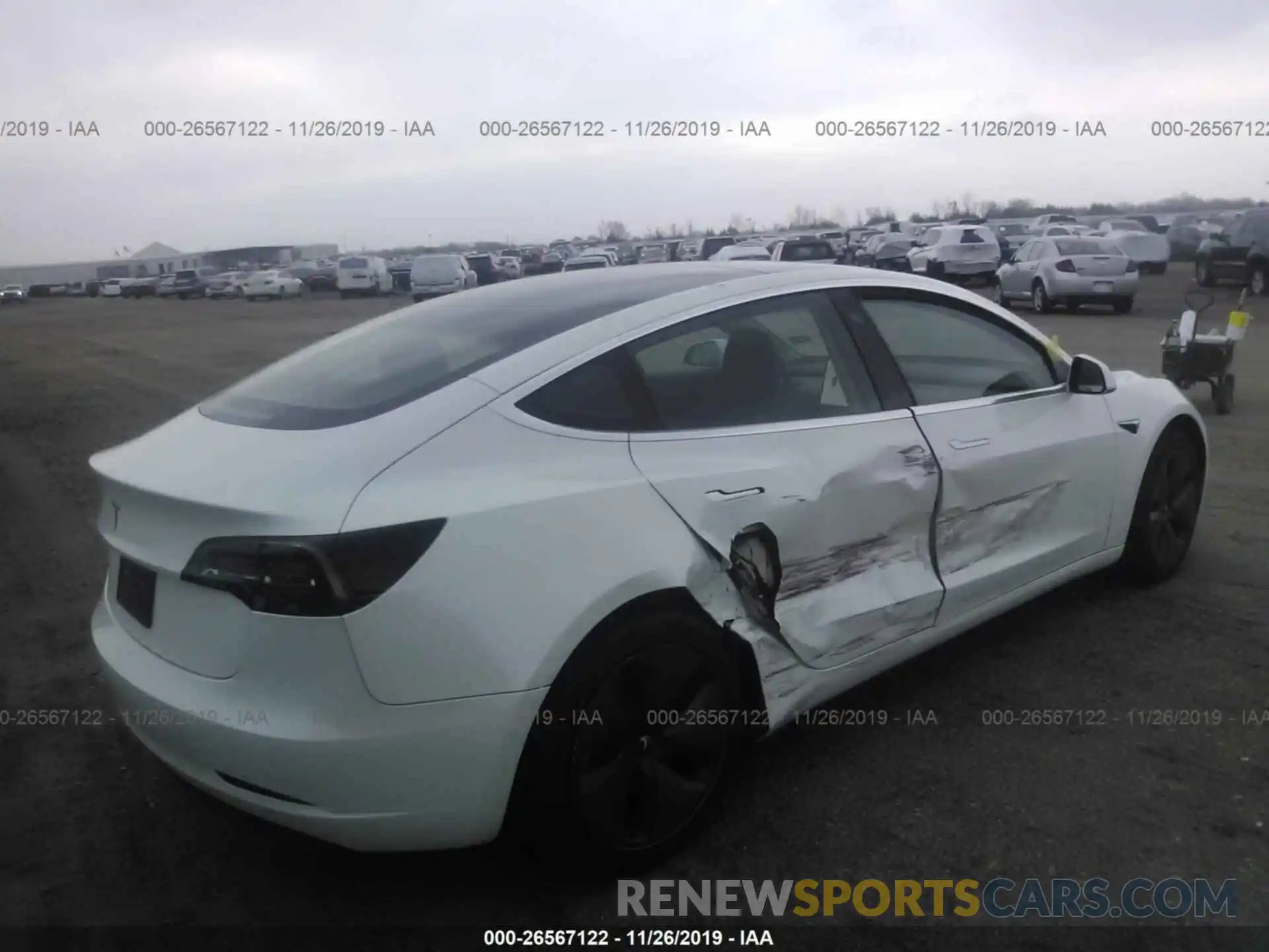 4 Photograph of a damaged car 5YJ3E1EA4KF397092 TESLA MODEL 3 2019