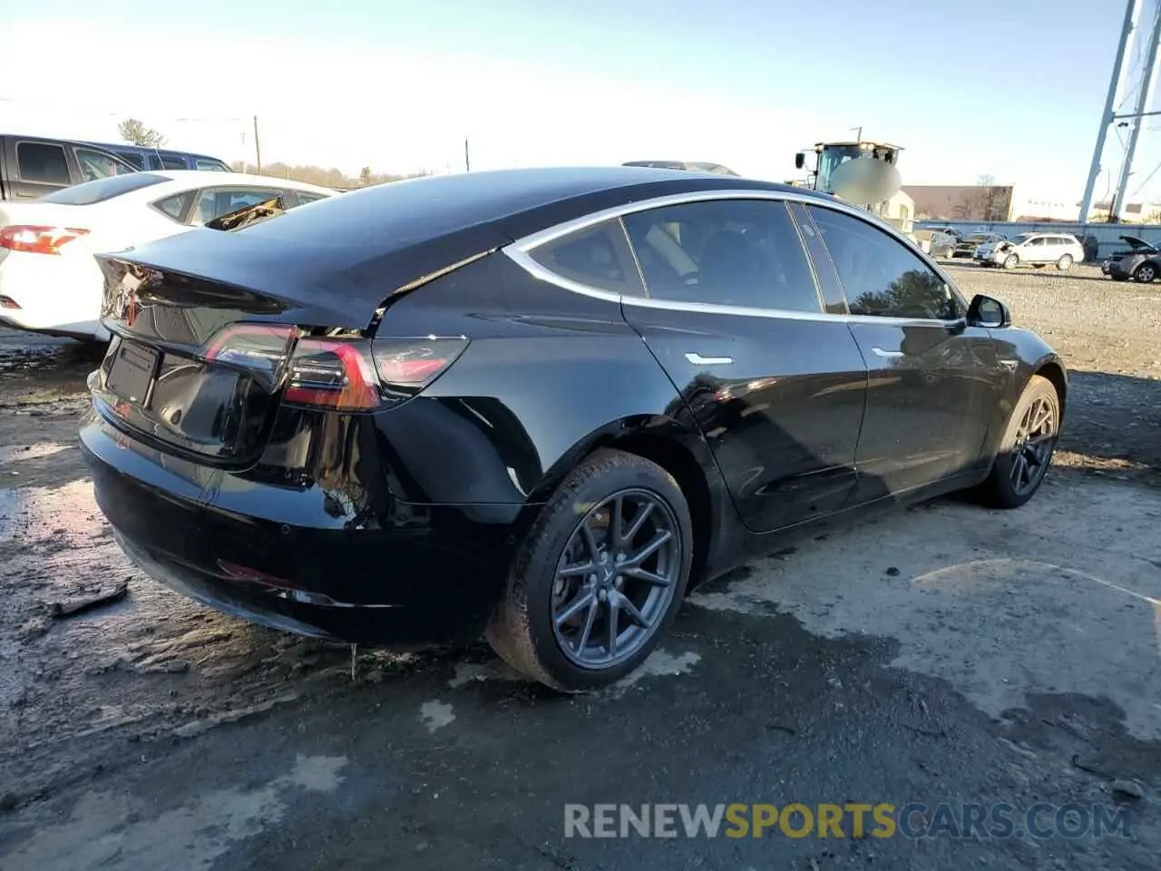 3 Photograph of a damaged car 5YJ3E1EA4KF399862 TESLA MODEL 3 2019