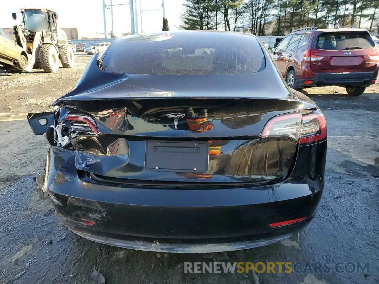 6 Photograph of a damaged car 5YJ3E1EA4KF399862 TESLA MODEL 3 2019