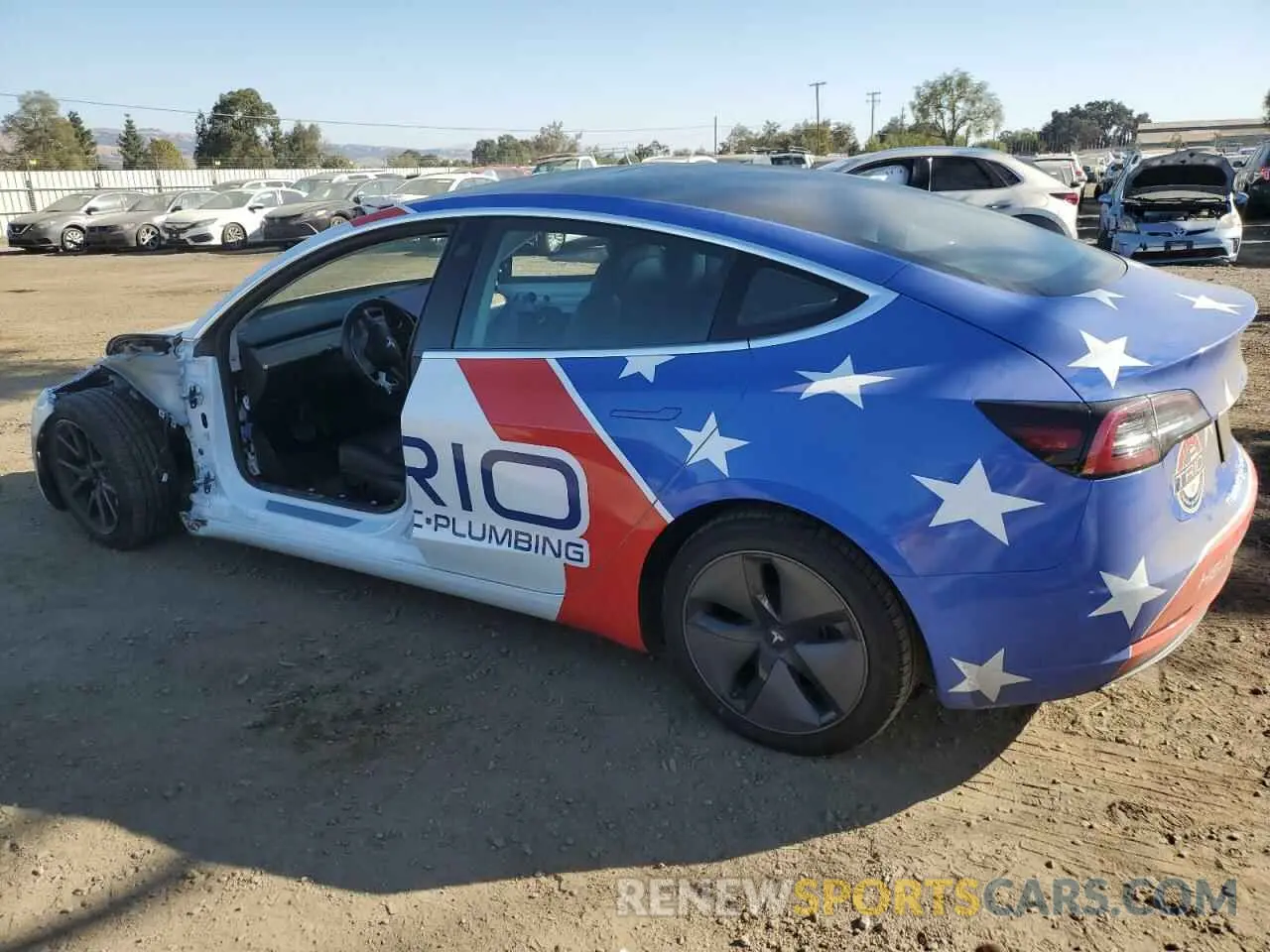 2 Photograph of a damaged car 5YJ3E1EA4KF401500 TESLA MODEL 3 2019