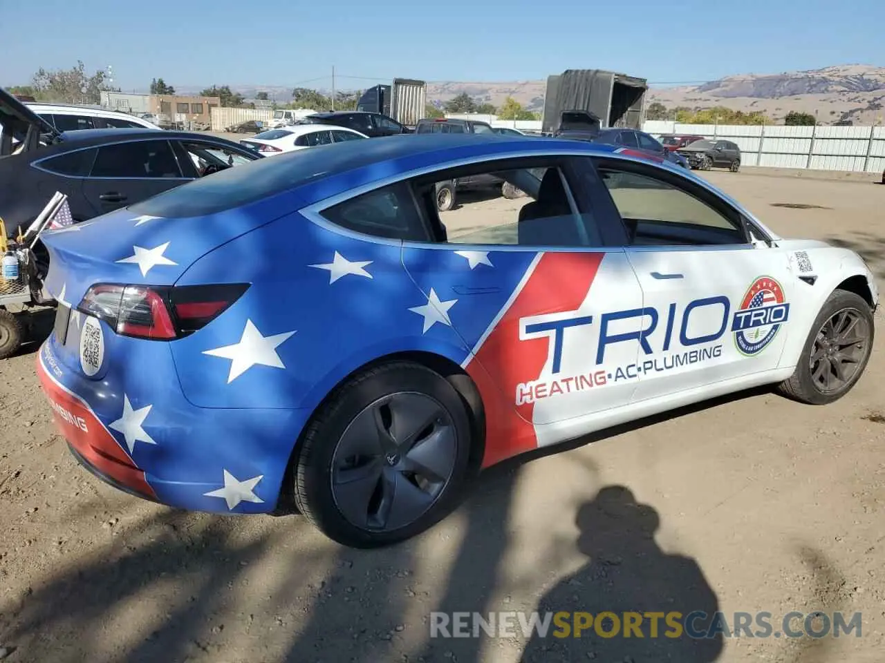 3 Photograph of a damaged car 5YJ3E1EA4KF401500 TESLA MODEL 3 2019